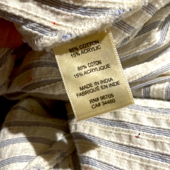 Rebecca Taylor MULTI COLOR STRIPE RUFFLE DRESS NWOT - Picture 9 of 13